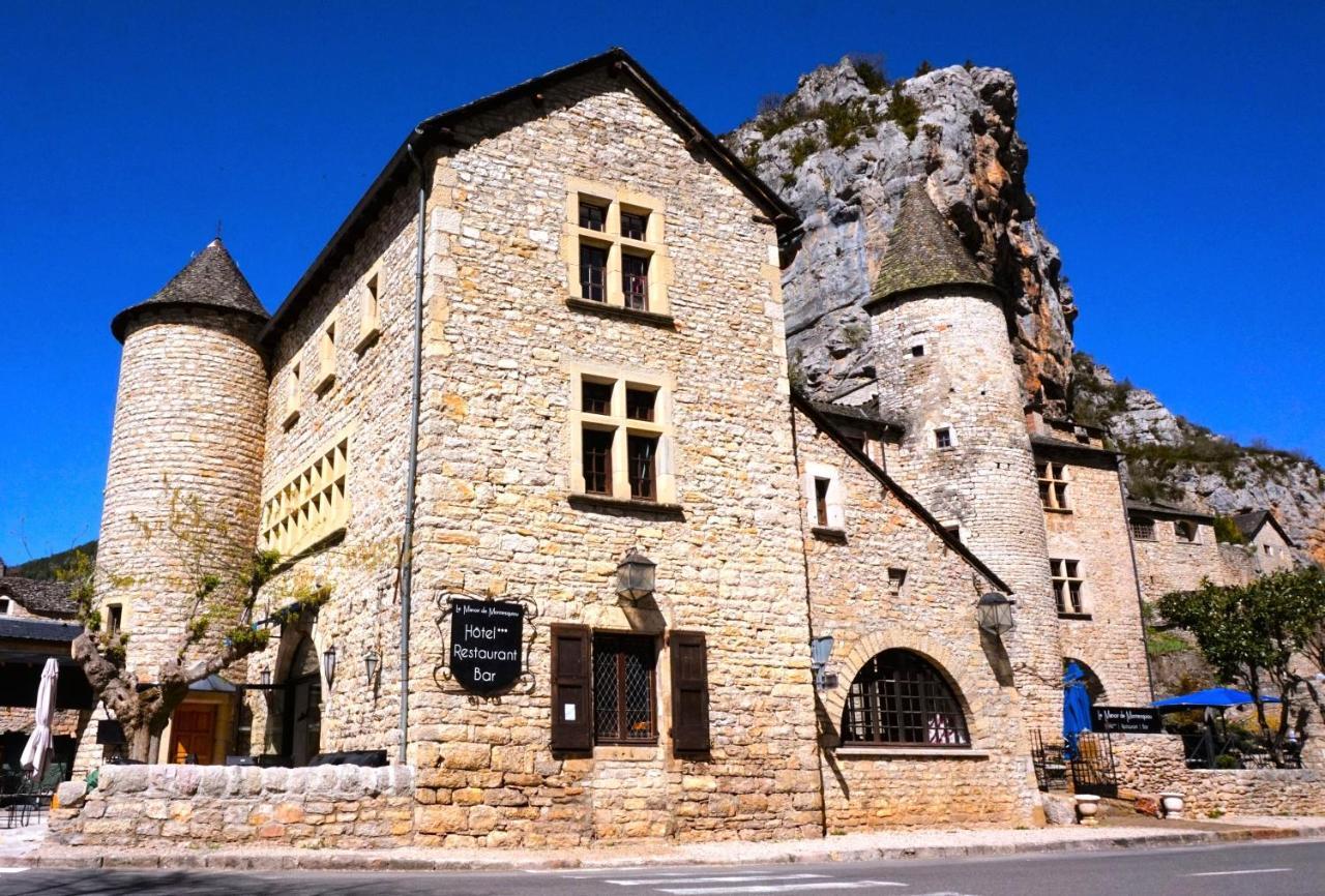 Hotel-Restaurant Le Manoir De Montesquiou La Malène Exterior foto