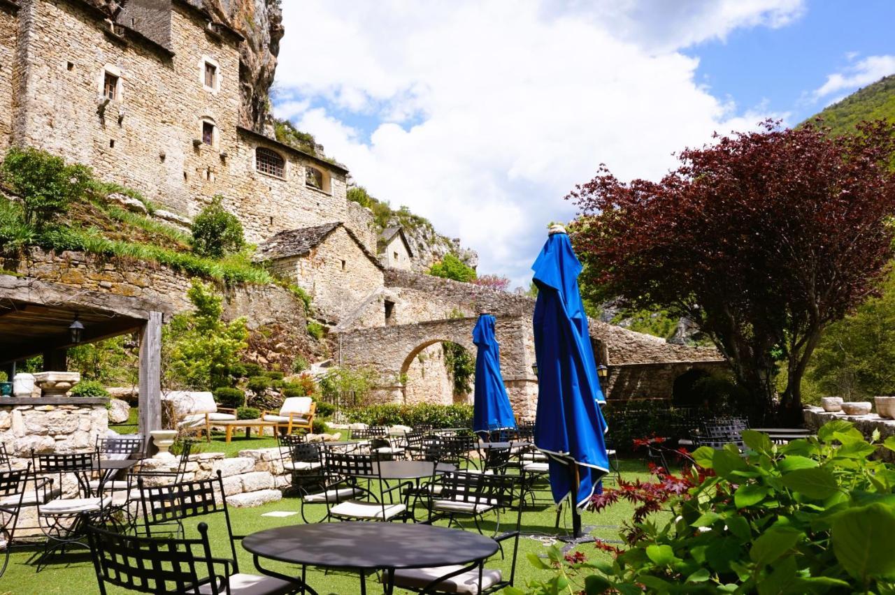 Hotel-Restaurant Le Manoir De Montesquiou La Malène Exterior foto