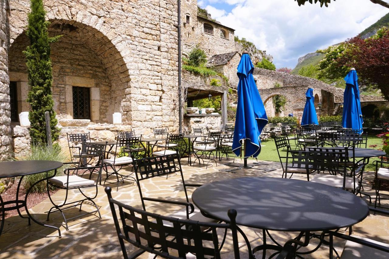 Hotel-Restaurant Le Manoir De Montesquiou La Malène Exterior foto